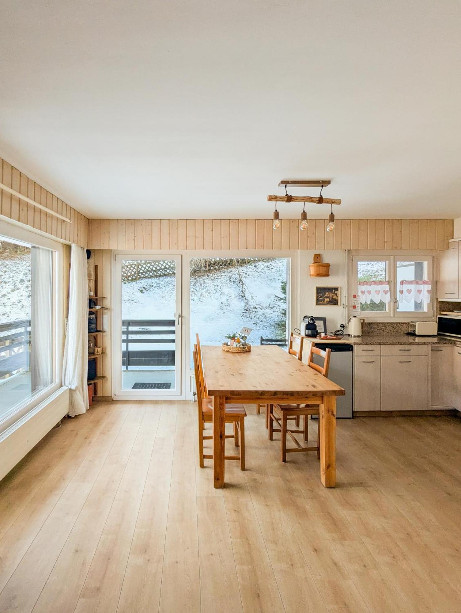 Cosy Centered With Garden And View In Veysonnaz Daire Dış mekan fotoğraf